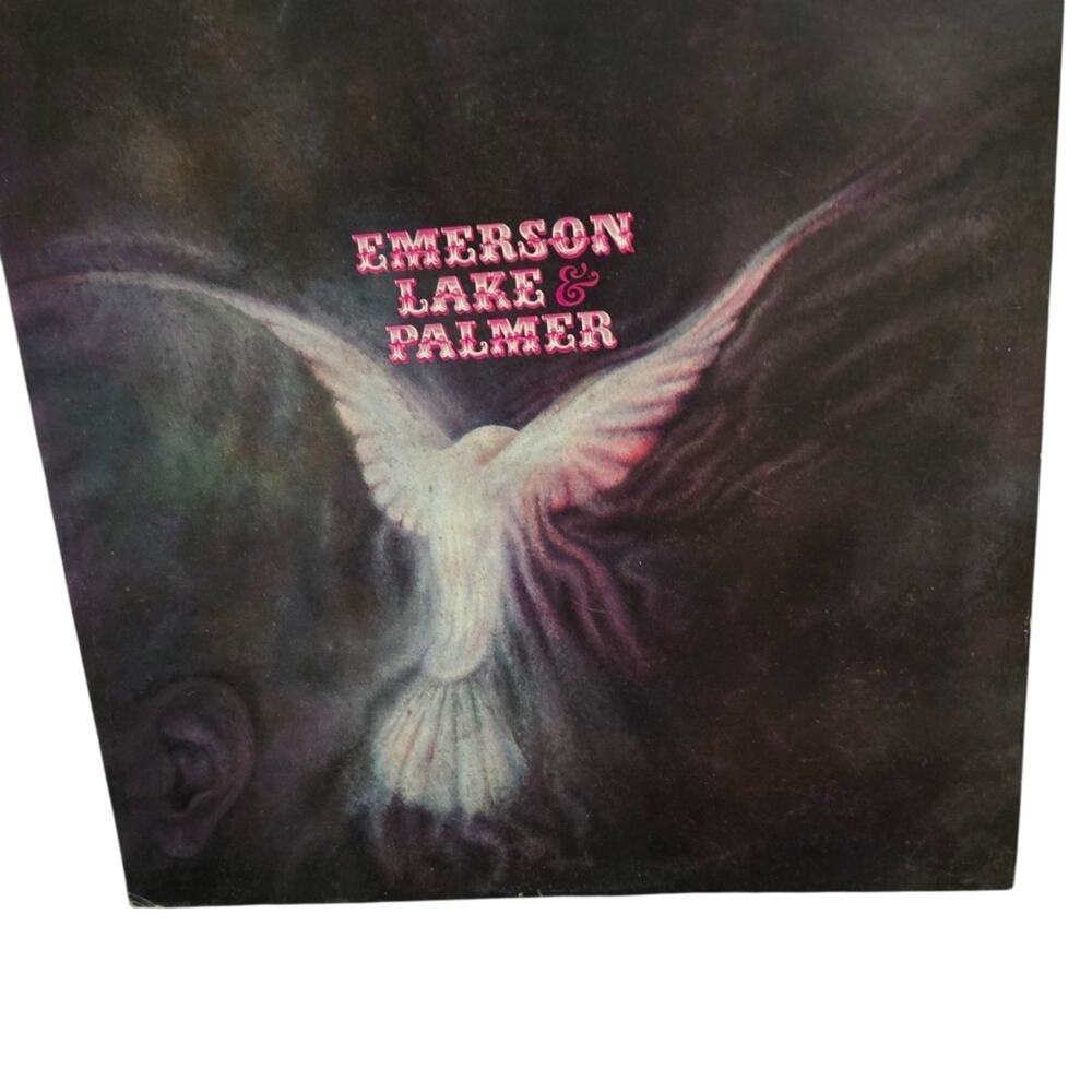 Emerson Lake & Palmer Debut Album Vinyl LP 1970 Progressive Rock Record Vintage